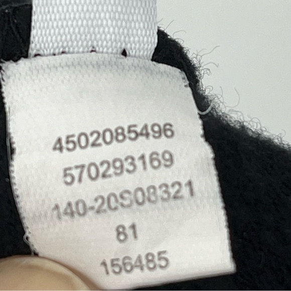 Soma WKND Women's Soft Brushed Terry Jogger Pajama PJ Pants in Black - Picture 8 of 10